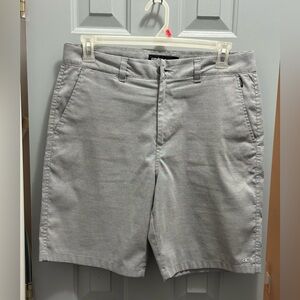 O’NEILL Flat Front Shorts Mens 34 Walking Casual Golf Active Button Zip